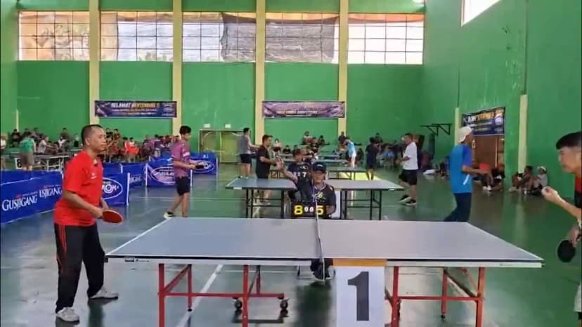 Padukan Olahraga dan Kuliner, Turnamen Tenis Meja Digelar di Kudus